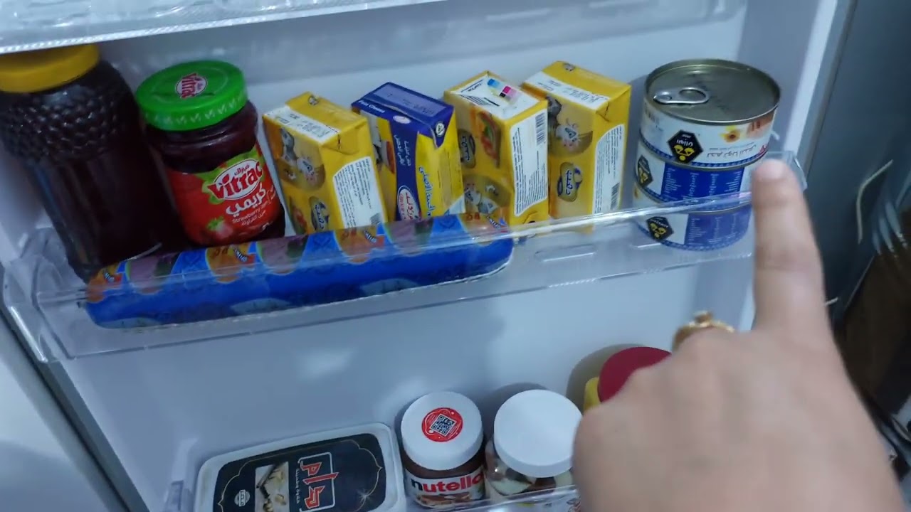 مشتريات تلاجه العروسه بالحاجات الضروريه فقط