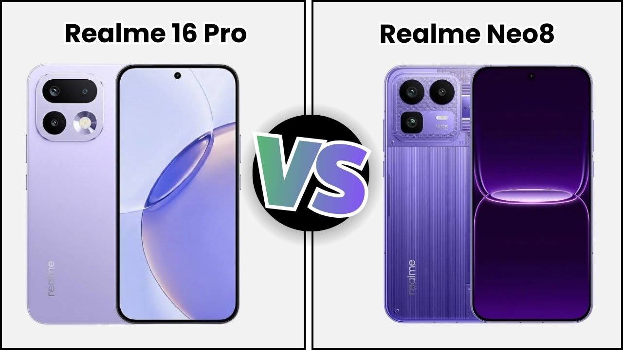 Realme 16 Pro Vs Realme Neo 8 | Full Specs Comparison | Tecify
