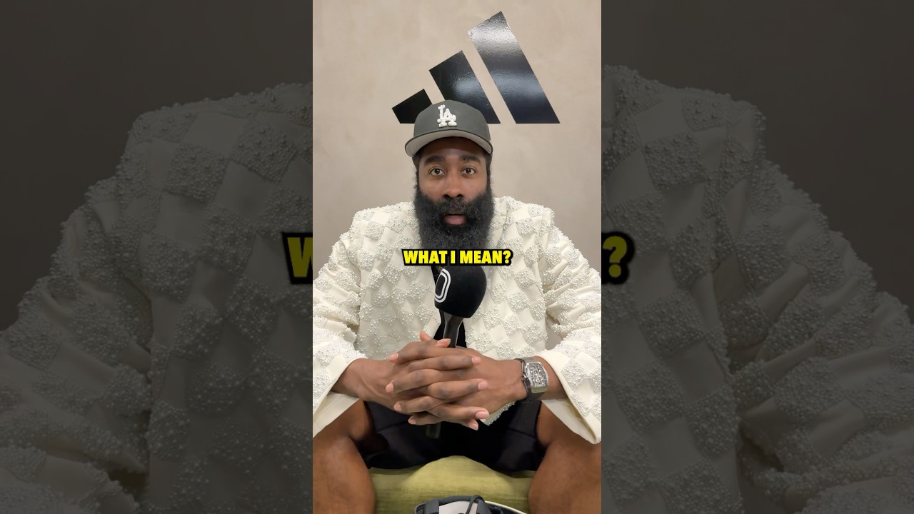 James Harden on wearing his kicks off the court 🗣️ #jamesharden #shoes #nba #sneakers #nba2k #fyp