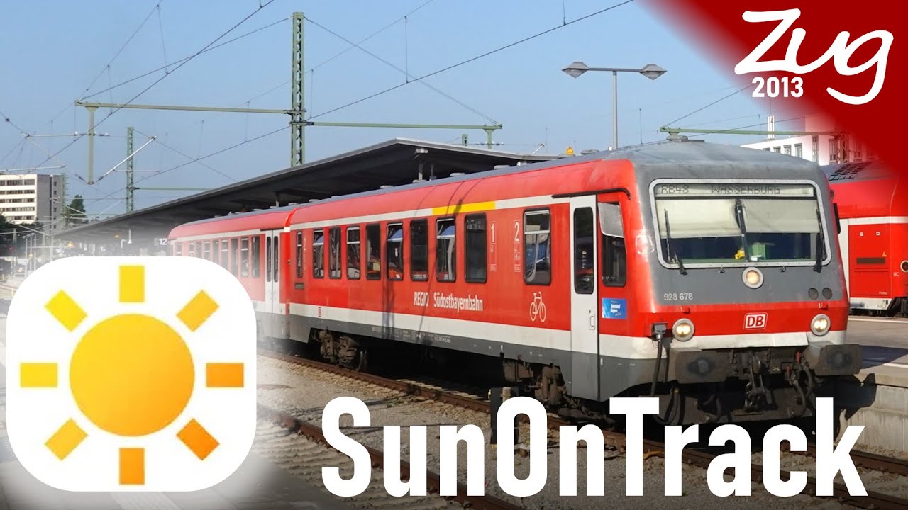 Schöne Bahn-Fotos mit SunOnTrack - App für iOS und Android