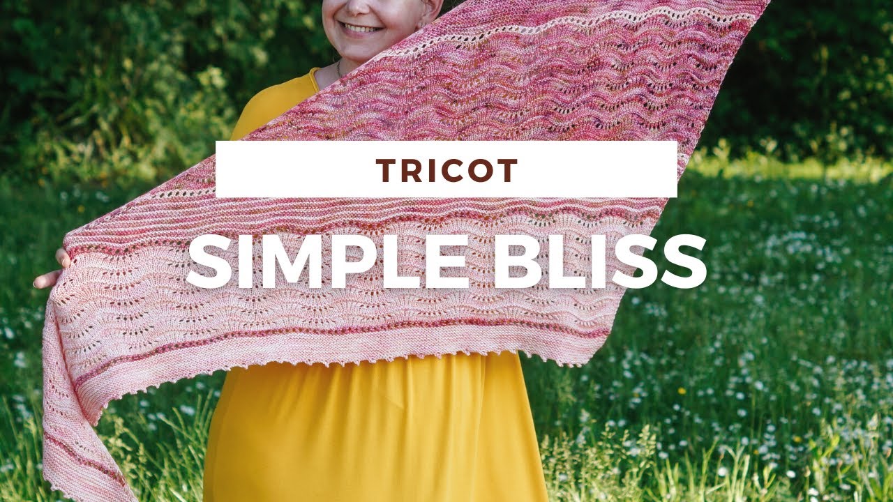 Simple Bliss de NCL Knits — Châle