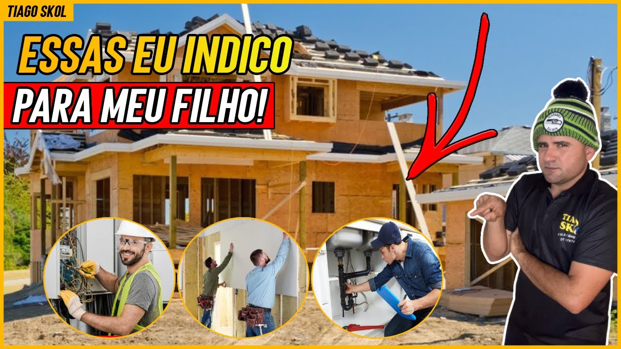 AS MELHORES PROFISSÕES NA CONSTRUÇÃO NOS ESTADOS UNIDOS (MINHA OPNIÃO)