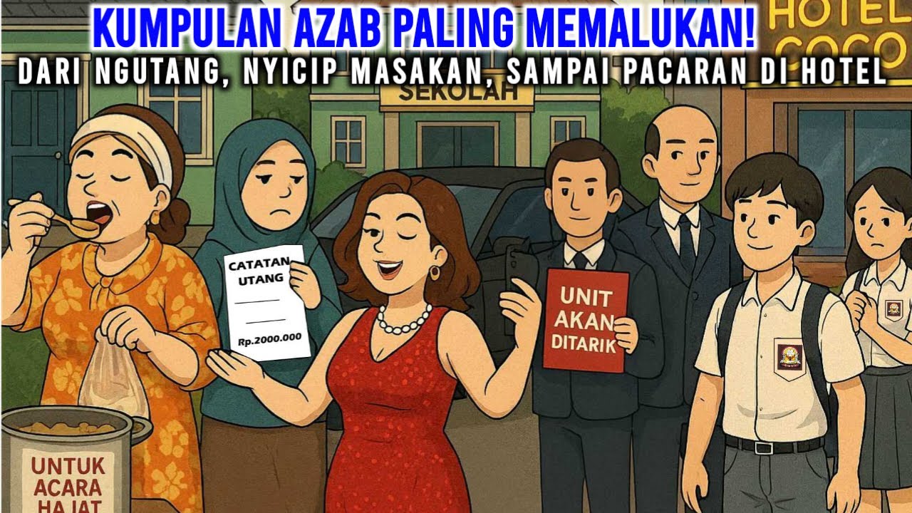 KOMPILASI AZAB PALING MEMALUKAN! DARI NGUTANG SAMPAI PACARAN DI HOTEL | 1 JAM TANPA JEDA