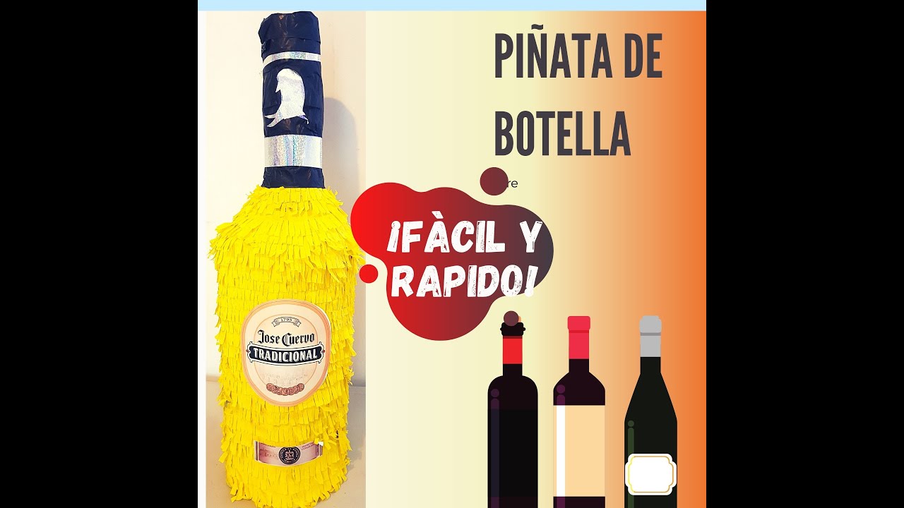 Piñata de botella de Tequila,  