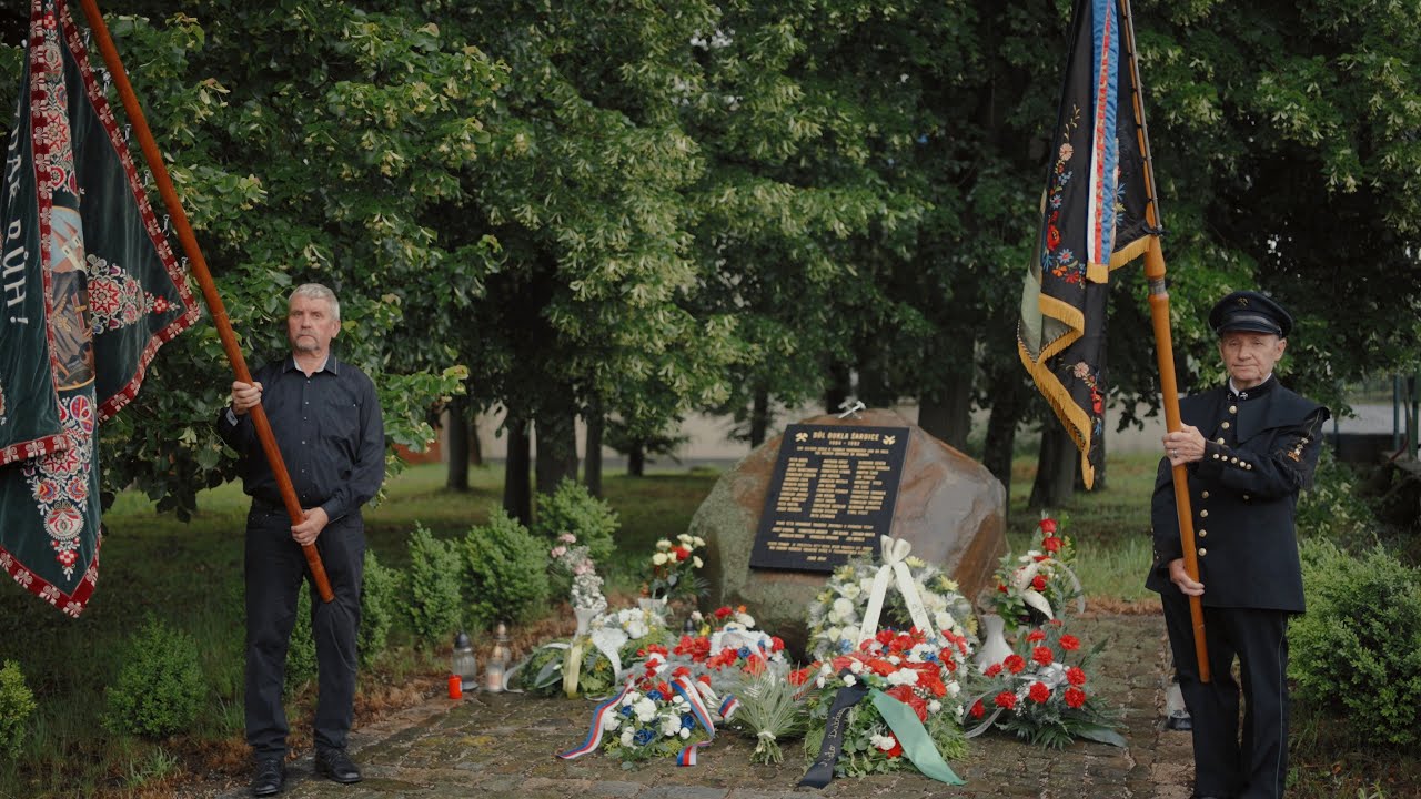 Vzpomínkové setkání k 55. výročí tragédie na dole Dukla , Šardice 8.6.2025