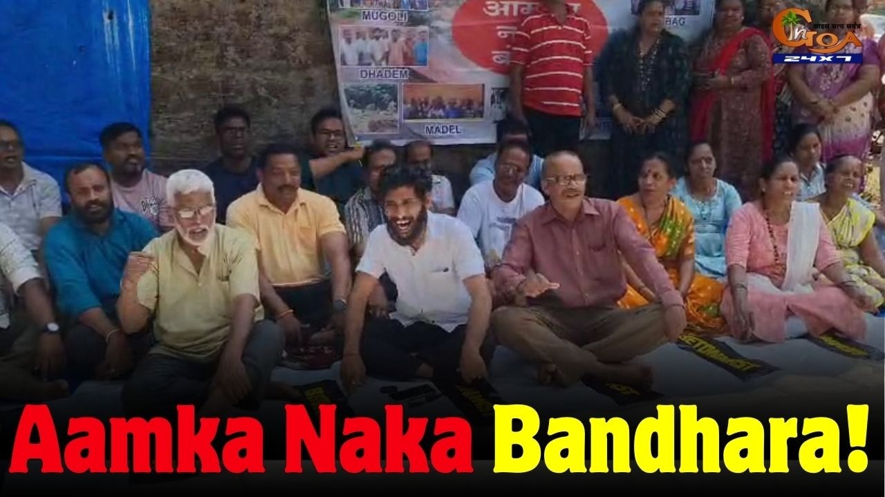Residents of Mirabag and other areas strongly oppose 50 MLD Bandhara project at Sanvordem