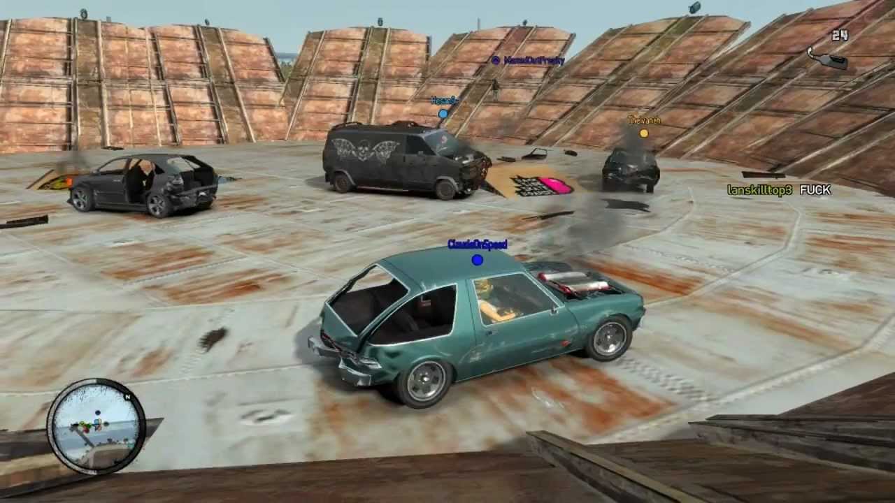 GTA IV TLAD - Demolition Derby x2 + Bat-Battle! [PC Multiplayer Event]