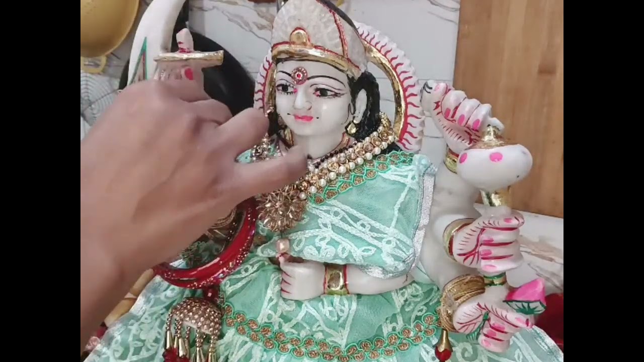 Maa durga ji ka shringar kaise kare? 🤔 || Maa durga ji ka shringar 💗💗|| @RadheRadhe-789-p1h 