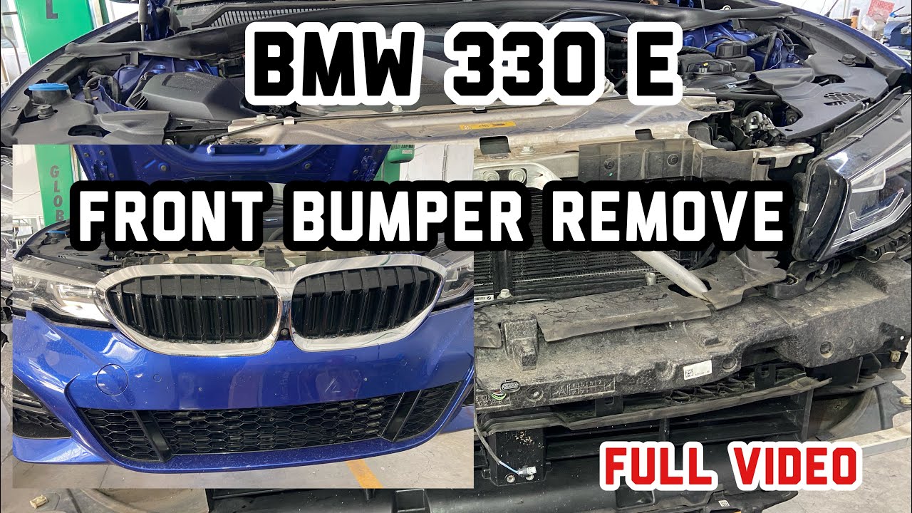 How to remove front bumper bmw 330e // G20 #bmw330e #automobile #bmw