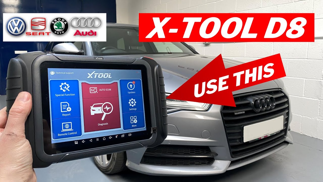 Audi Glowplug, ABS & Airbag Diagnose & Reset Procedure with X Tool D8