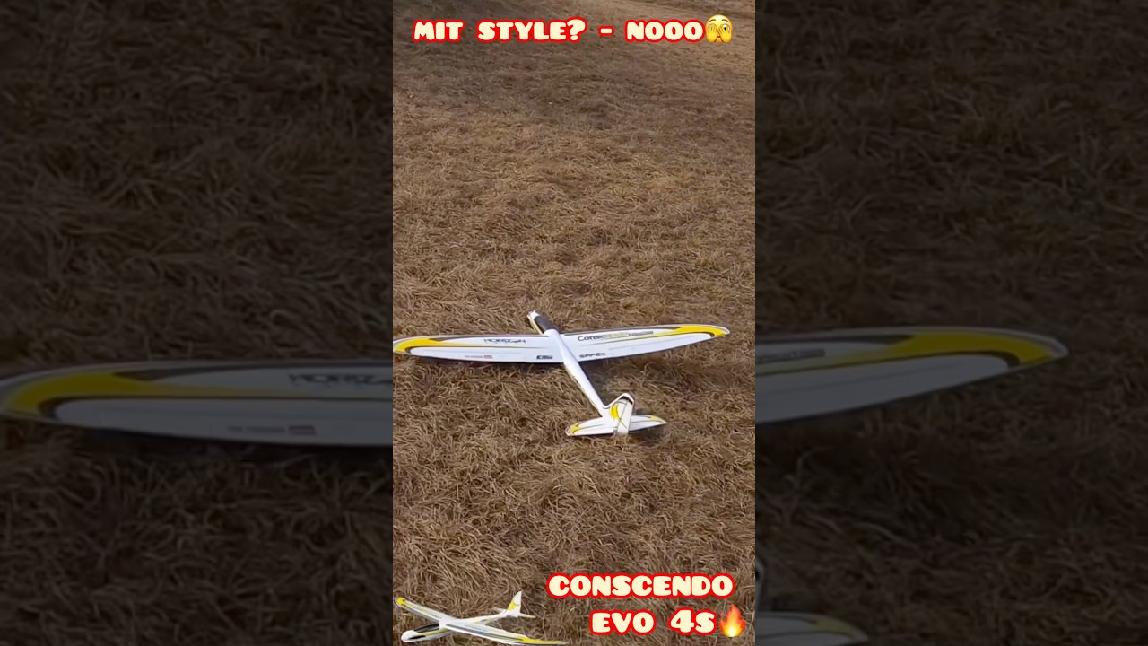 LANDUNG - FAIL😱 #rcglider CONSCENDO EVO from #eflite