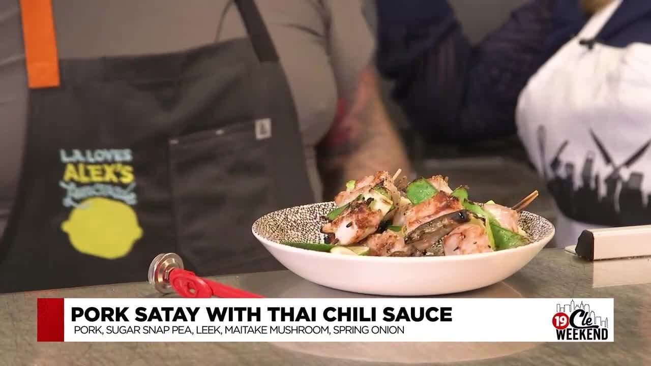 Chef Rocco Whalen Cooks Up a Delicious Pork Satay with Ohio Pork