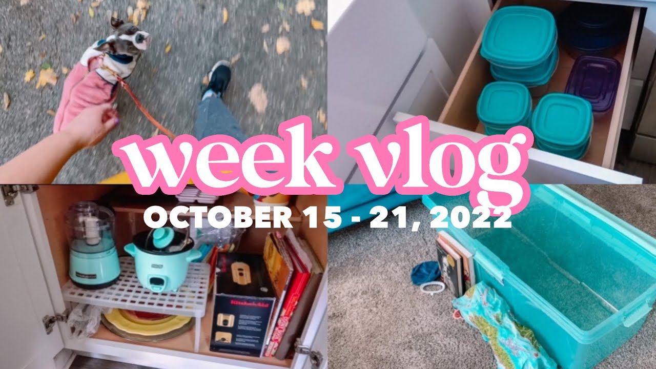 I DID TOO MUCH! MASSIVE DECLUTTERING VLOG | Week Vlog | October 2022