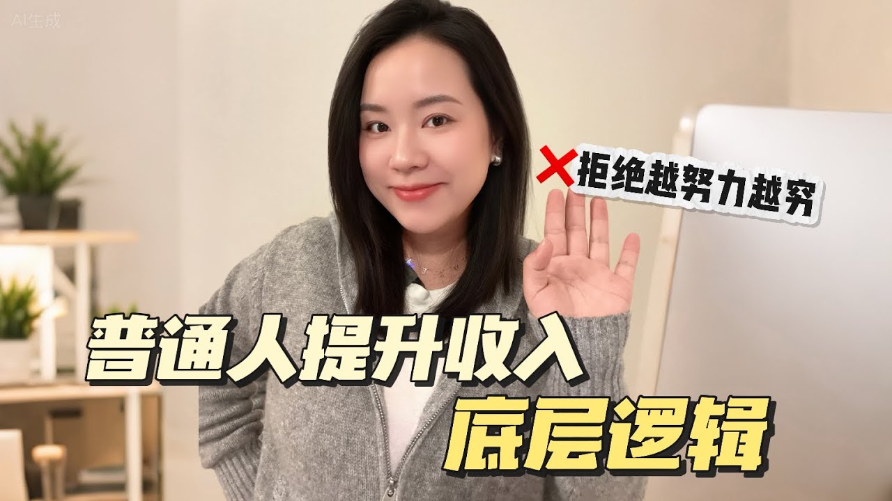 为什么越努力工作，收入反而越难提高？｜提升收入的底层逻辑