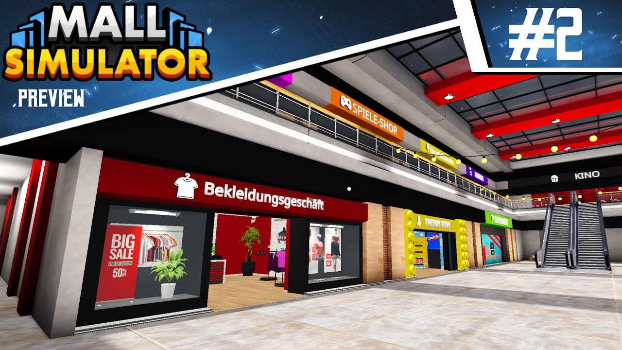 Mall Simulator 🛍️ #2 - Wird die THOMY MALL jetzt REICH? 💰 MEHR Produkte = MEHR Umsatz! 💶