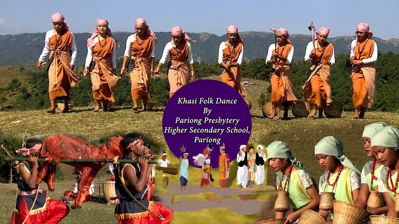 Khasi Folk Dance Pariong Presbytery Higher Secondary School, Parïong