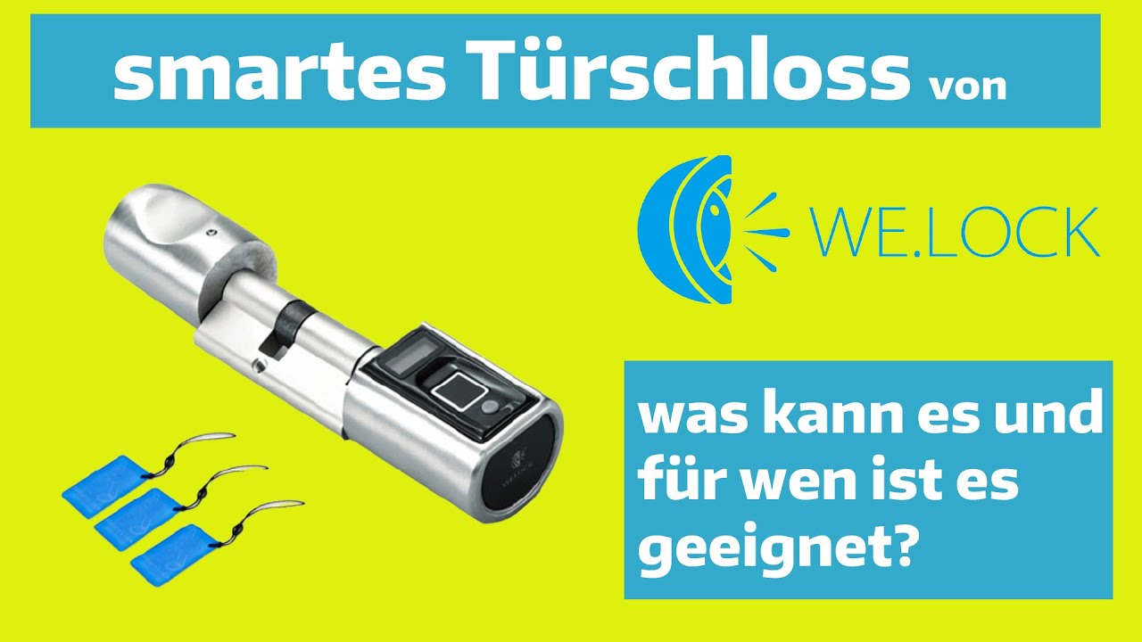 smartes Türschloss mit Fingerabdruck-Sensor, RFID und Bluetooth. Vorgestellt und getestet.