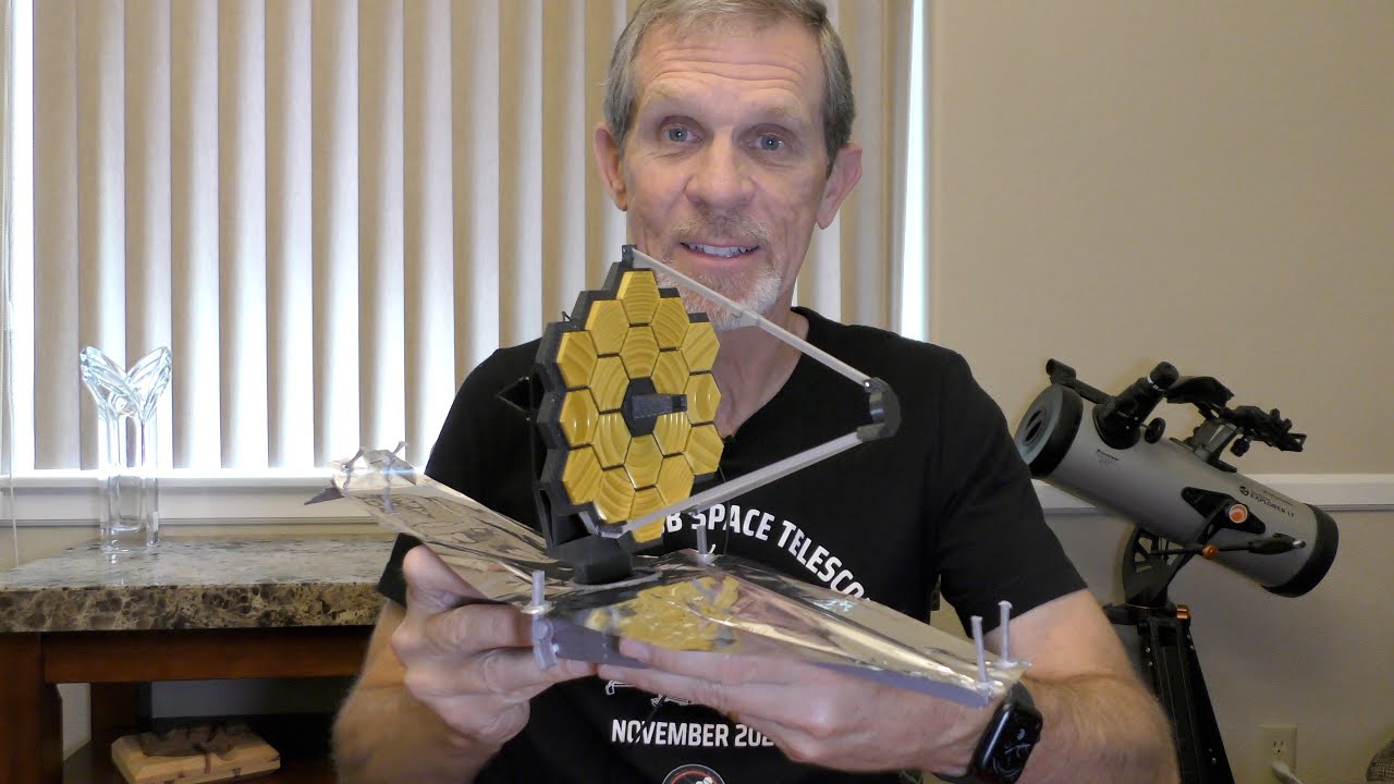JWST 3D-Printed Foldable Model