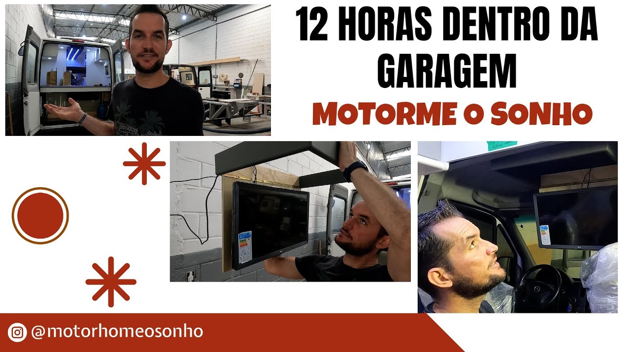 Como fazer um Suporte de TV para Motorhome? - [Motorhome O Sonho]