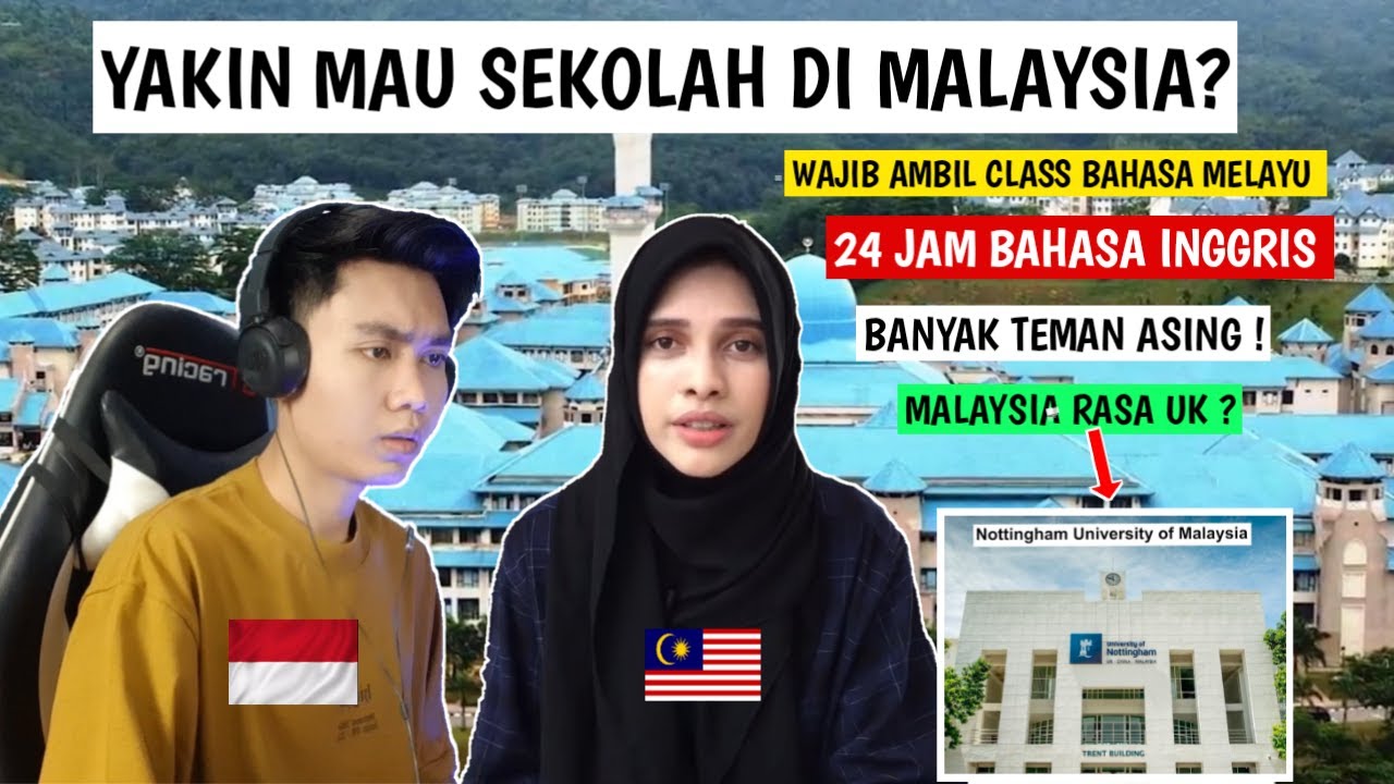 BELAJAR DI MALAYSIA GINI BANGET YA? SISTEM PERKULIAHAN MALAYSIA beda banget dg INDONESIA (reaction