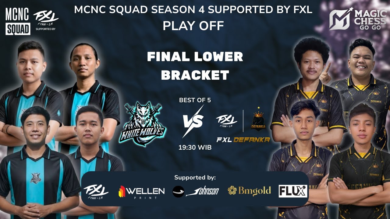 LIVE - MCNC SQUAD S4 SUPPORTED BY FXL |FINAL LOWER BRACKET | FxL DEFANKA Vs Wolves