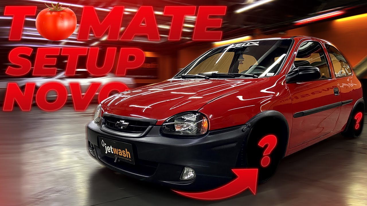 CORSA WIND VERMELHO TOMATE COM RODAS 17 LANÇAMENTO DA BRW