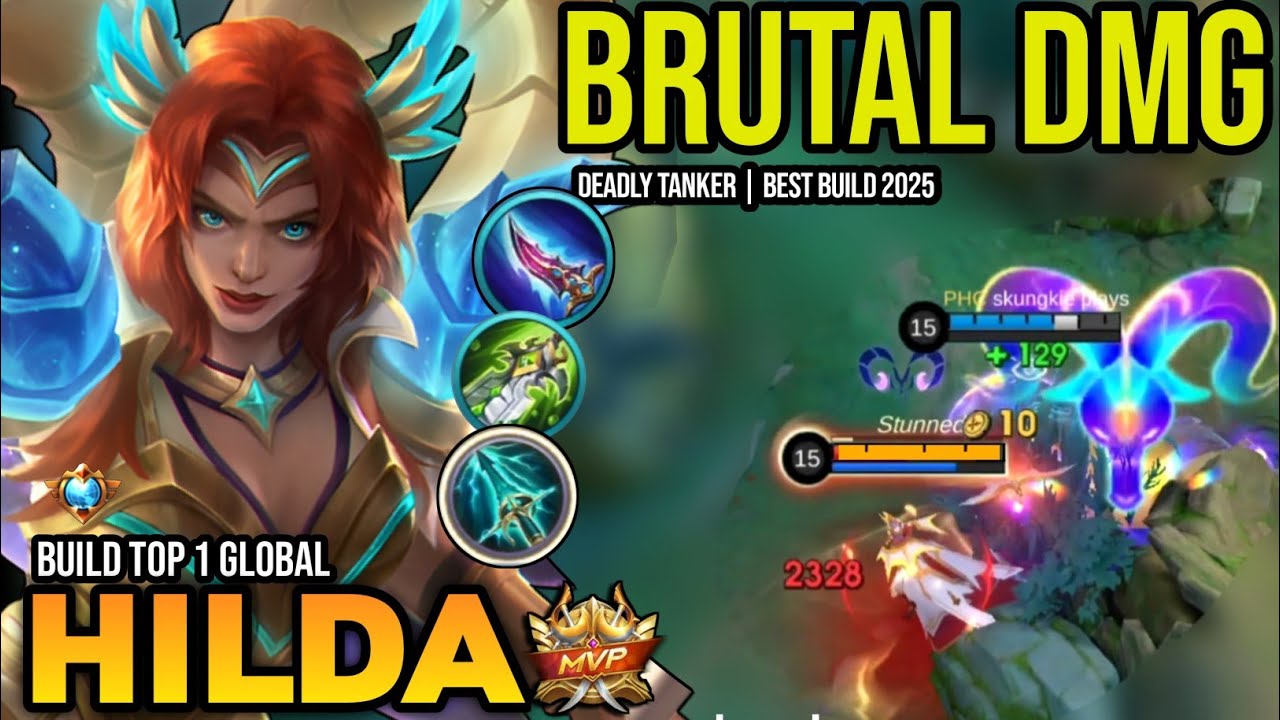 HILDA BEST BUILD 2025 | BUILD TOP 1 GLOBAL HILDA GAMEPLAY | MOBILE LEGENDS✓
