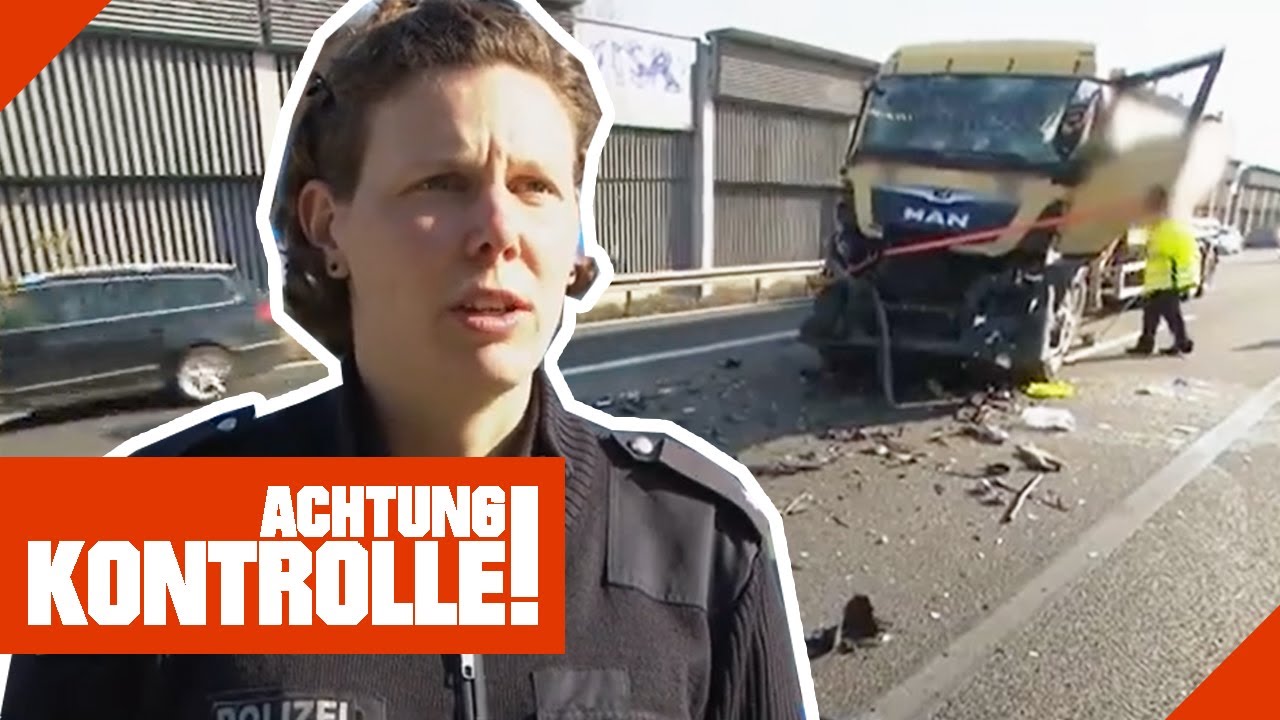 Führerhaus abgerissen! Unfall mit 3 LKW auf der A2! |1/2| Kabel Eins | Achtung Kontrolle