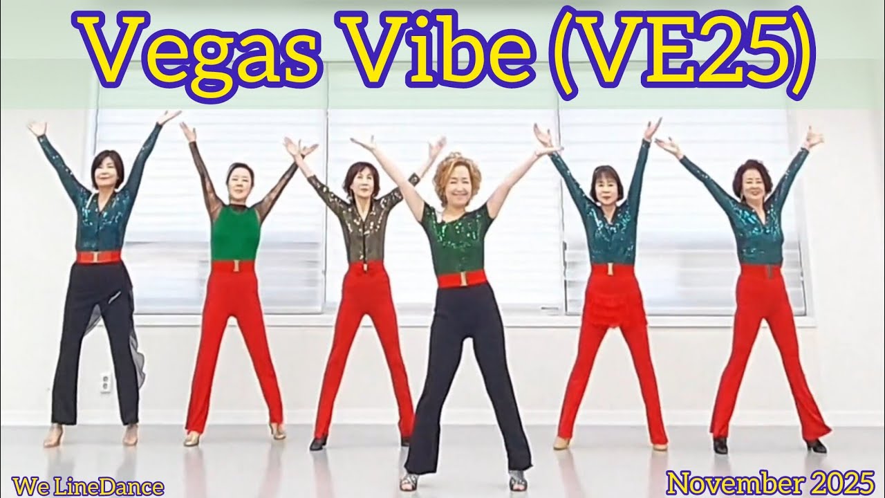 Vegas Vibe (VE25) linedance - beginner  - Colin Ghys  - November 2025