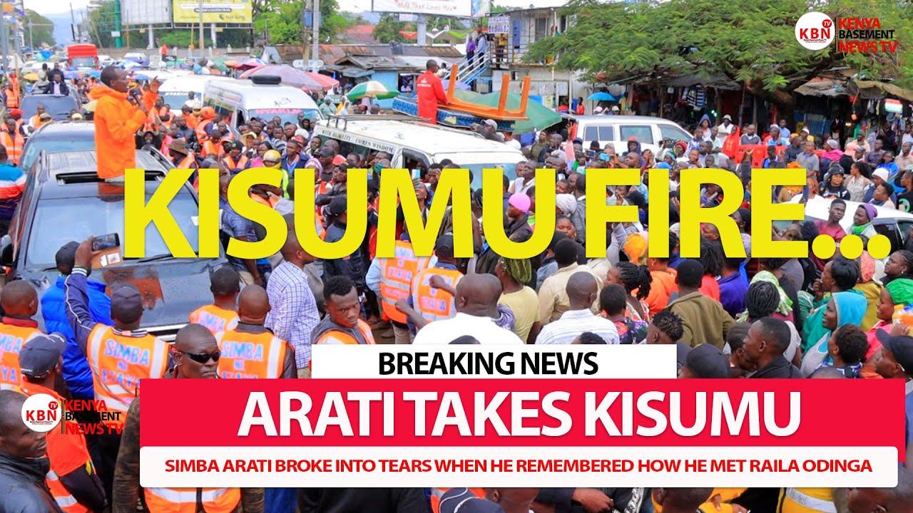 BREAKING NEWS WATCH SIMBA ARATI  AS HE STORMED KISUMU BROUGHT IT TO A STANDSTILL