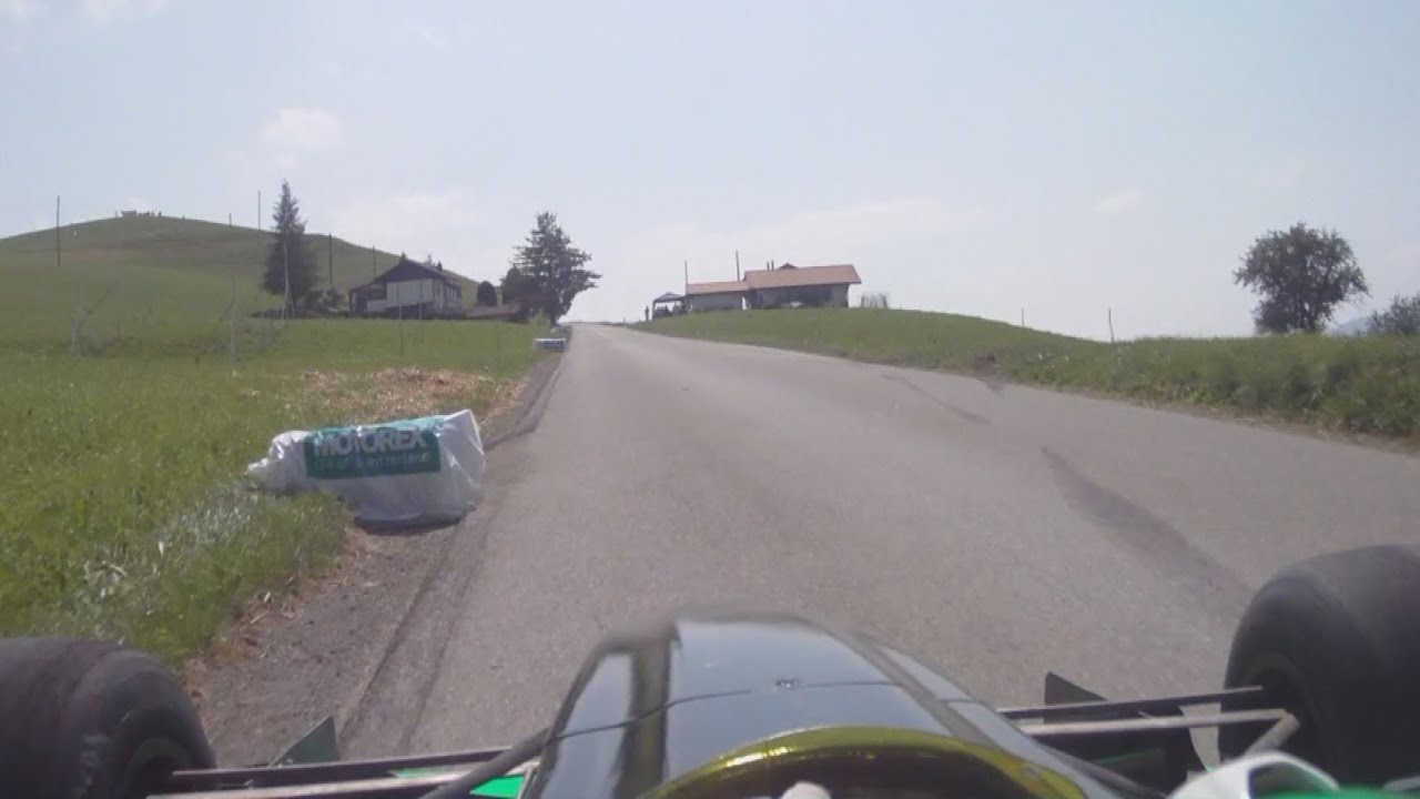 TERRIFIC Onboard Berguerand Hillclimb Course de côte La Roche - La Berra LOLA FA99 F3000 V8 Judd
