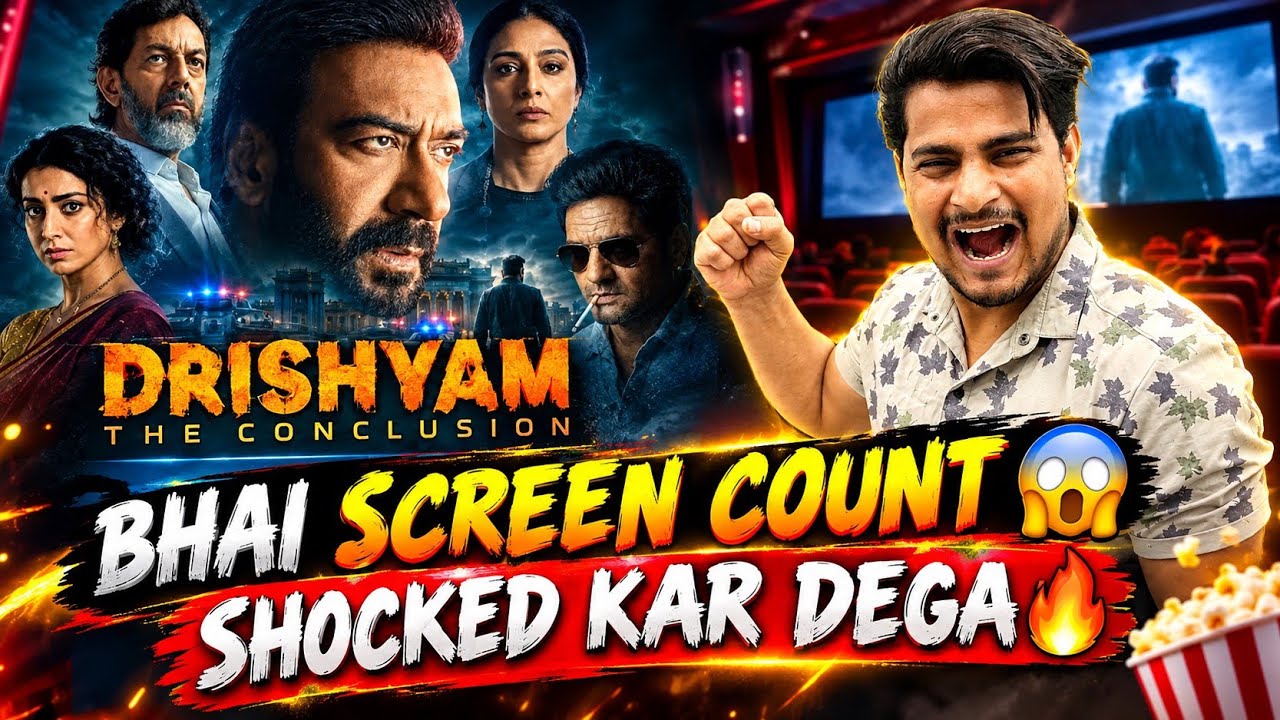 Drishyam The Conclusion Shocking Screen Count Reveal | Drishyam 3 Runtime Reveal | Drishyam 3 News