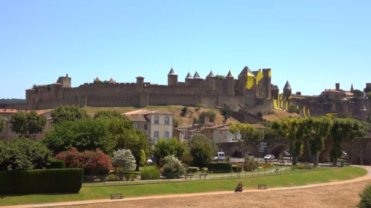 Cité de Carcassonne including the Bastille Day Fireworks in Carcassonne