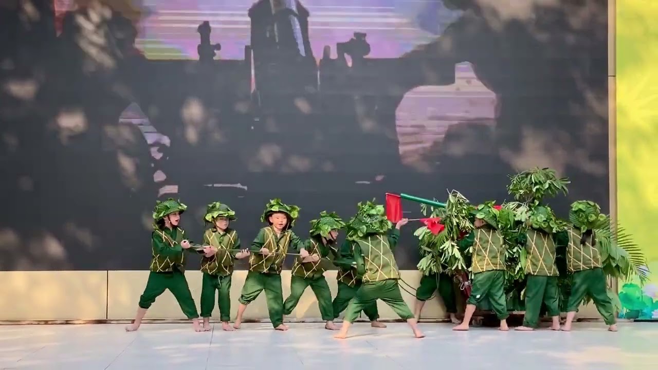 Hò kéo pháo - Tiết mục văn nghệ lớp 1D - Trường tiểu học Trung Hoà_Năm học 2024-2025