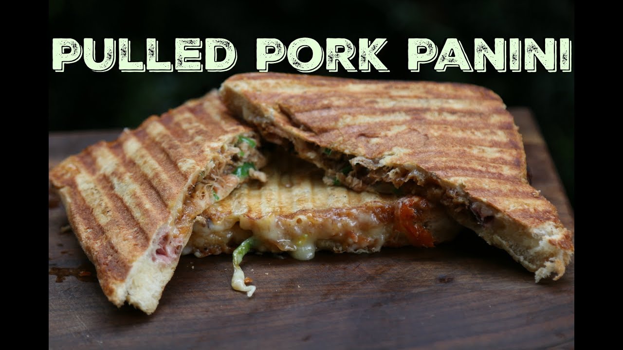 Pulled Pork Panini Sandwich