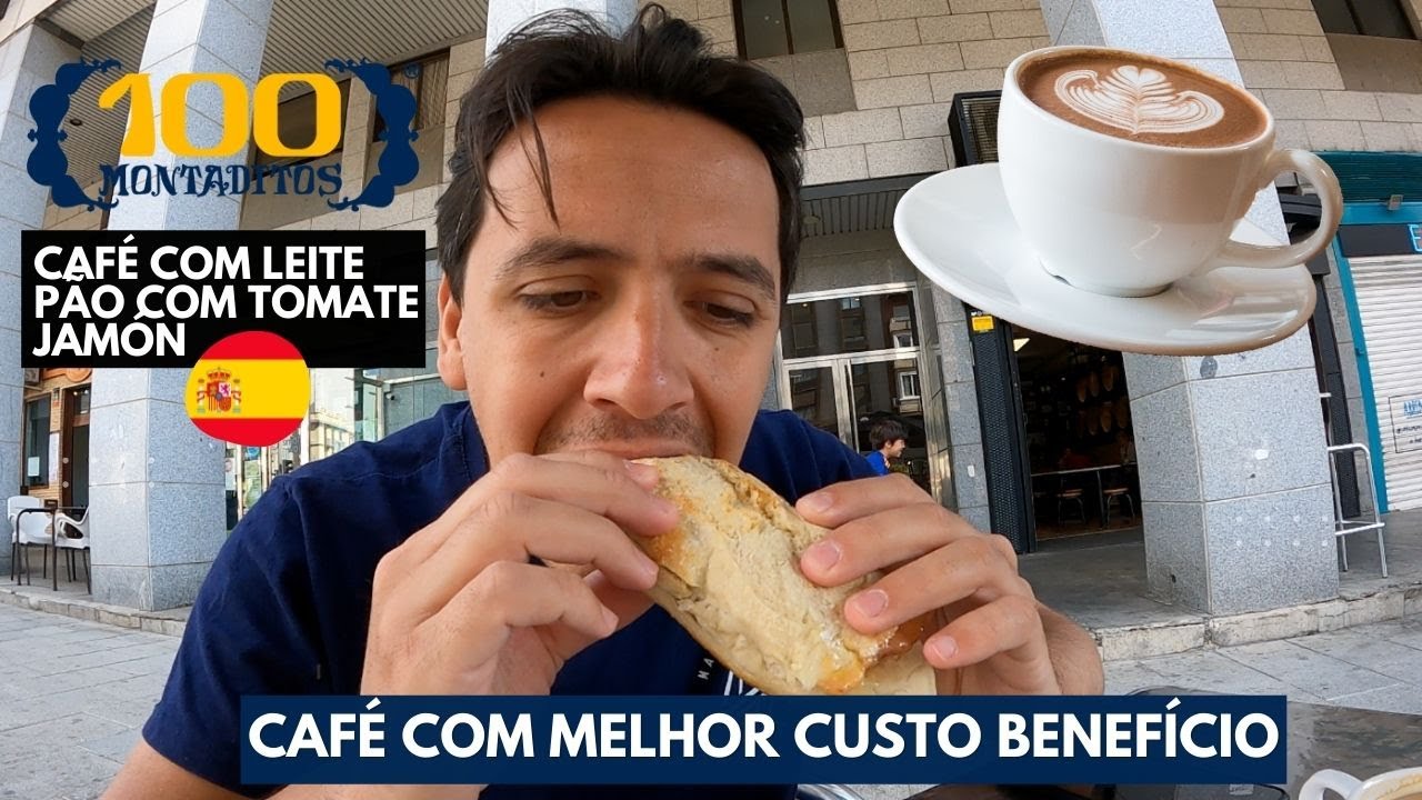 O CAF&Eacute; DA MANH&Atilde; MAIS BARATO DA ESPANHA | 100 Montaditos