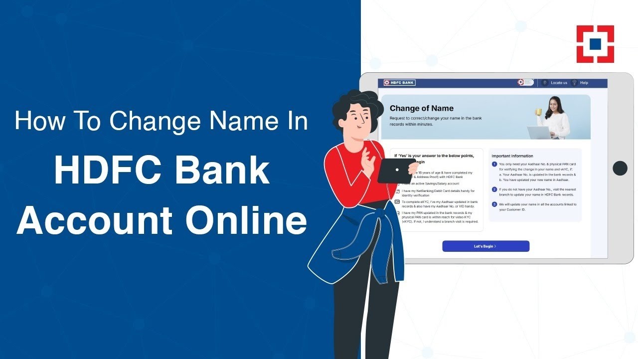 How To Change Name in Your Existing HDFC Bank Account |2026