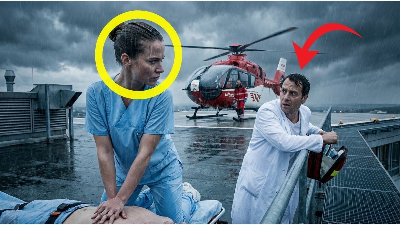 Niemand wusste, wer sie wirklich war — bis der Hubschrauber nicht landen konnte