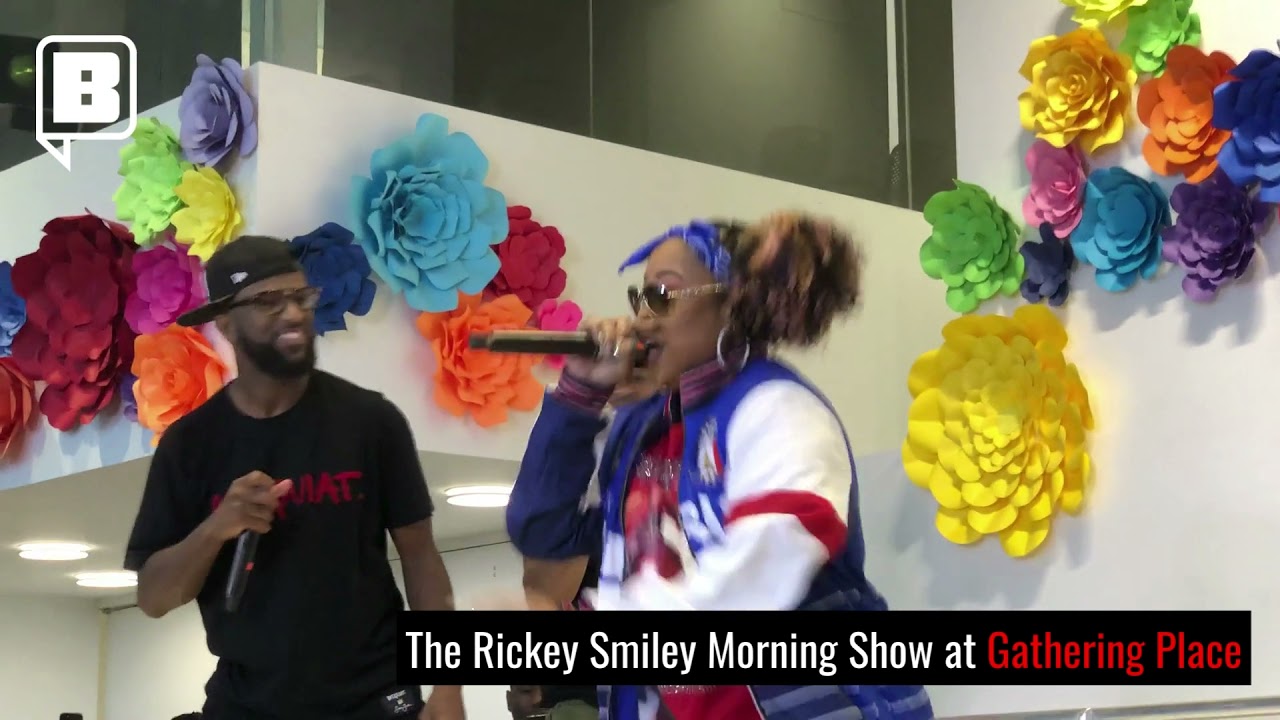 Da Brat Lights Up The Rickey Smiley Morning Show at The Gathering Place!