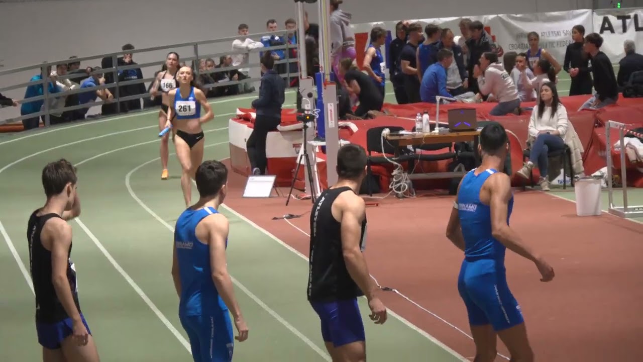 4x400m SENIORI-KE [MIX], IV. skupina, brončani Agram - Dvoransko prvenstvo Hrvatske u štafetama 2026