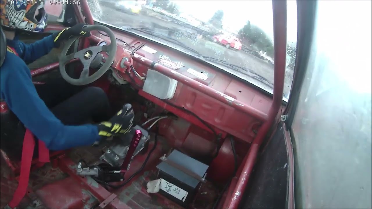 onboard Jiří Matějka ml Škoda Favorit 26.11.2022 Rallycross Rožmitál Winter cup Finále A Junior auta