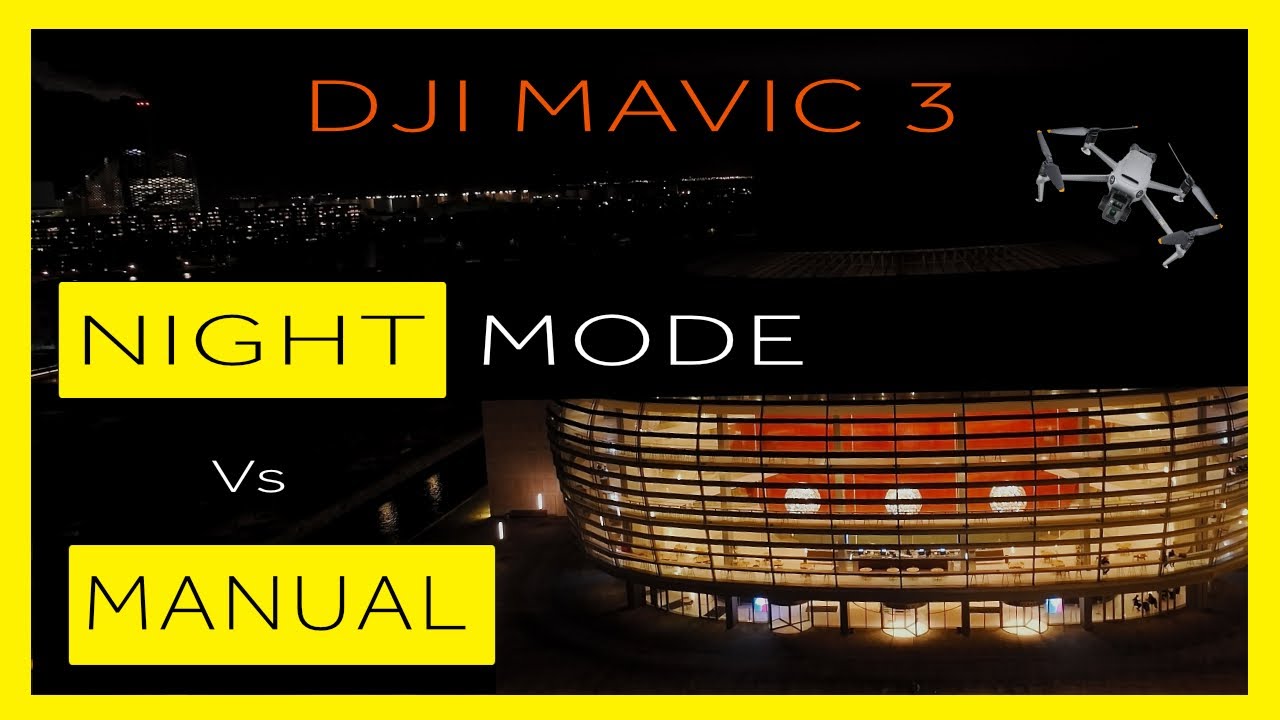 DJI Mavic 3 NIGHT MODE vs Manual | Which is BETTER?