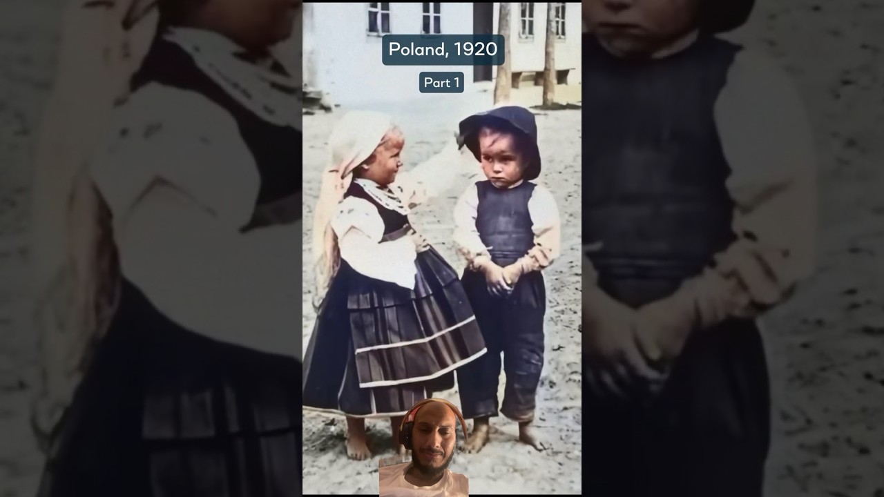 1920 Polish kids restored footage #polishhistory #oldfootage #poland #historicalvideos