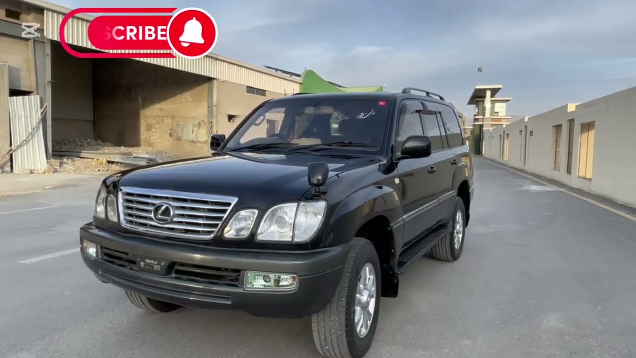 بڑی گاڑی بڑھا دھماکہ آفر v8 lx470 مناسب قیمت 2001 ماڈل 