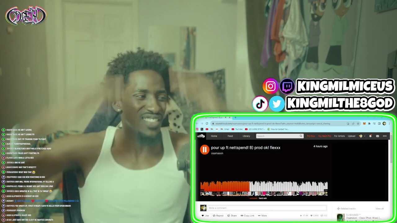 The 8 God Reacts to: OsamaSon & Nettspend - Pour Up