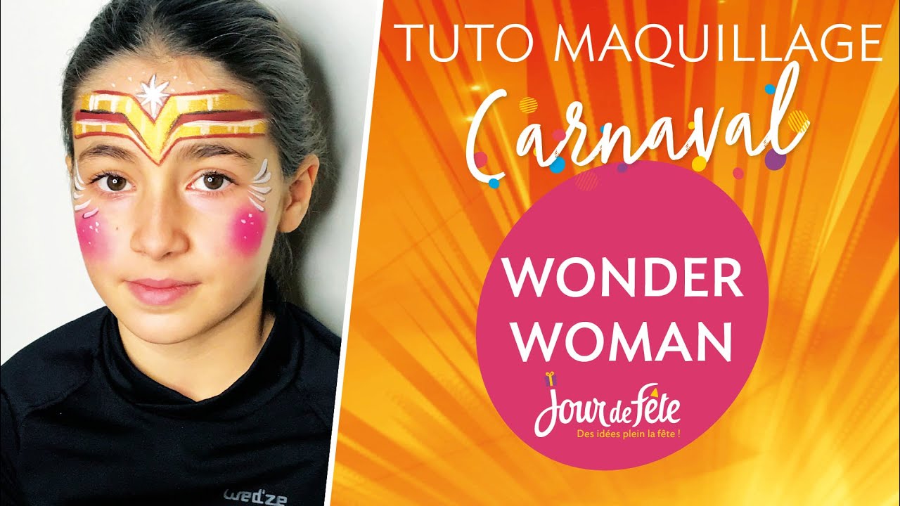 Tuto maquillage Carnaval - Wonder Woman
