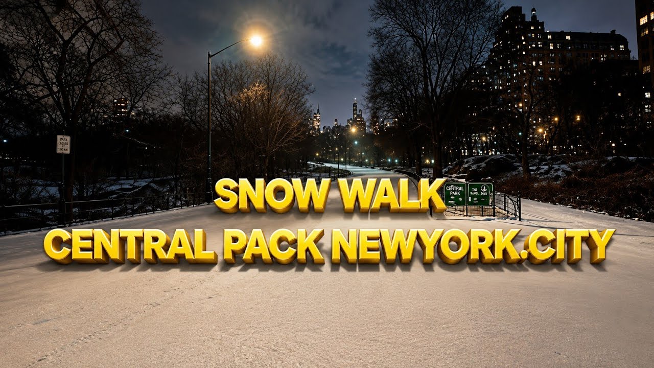 #Snow SNOW WALK CENTRAL PACK NEWYORK,CITY