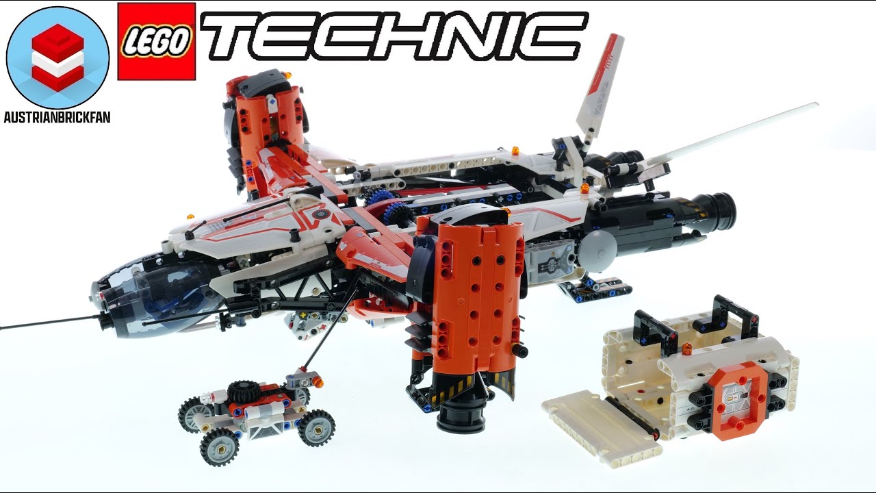 LEGO Technic 42181 VTOL Heavy Cargo Spaceship LT81 Speed Build Review
