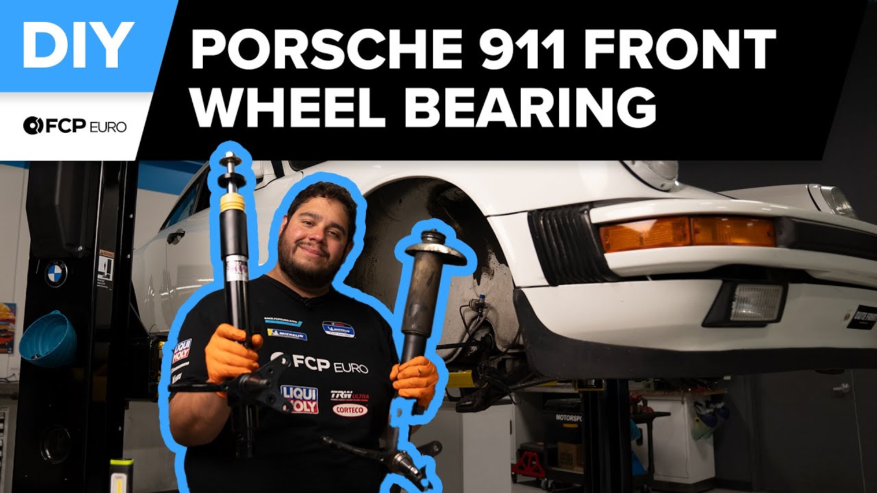 Vintage Air-Cooled Porsche 911 Front Wheel Bearing Replacement DIY (1974-1989 911SC, 3.2 Carrera)