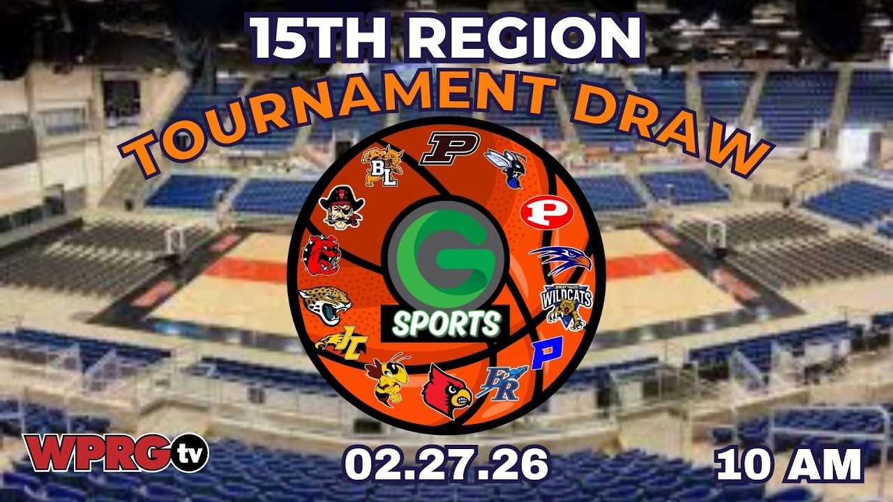 15th Region Tournament Draw LIVE on WPRGtv (02.27.26)